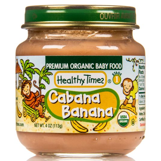 Healthy Times - Baby Food, Cabana Banana, Organic - Azure Standard