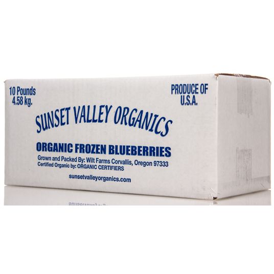 Sunset Valley Organics Blueberries, Frozen, Organic Azure Standard