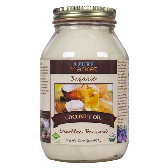 Azure Market Organics Coconut Oil, Expeller Pressed, Organic Azure Standard