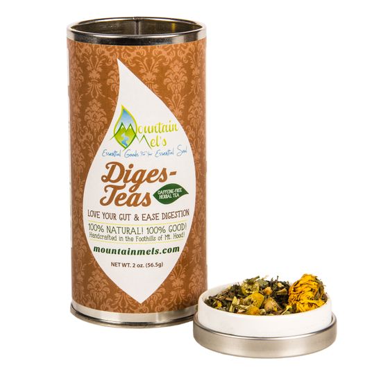 Mountain Mel's DigesTea, Loose Leaf Herbal Tea, Organic Azure Standard