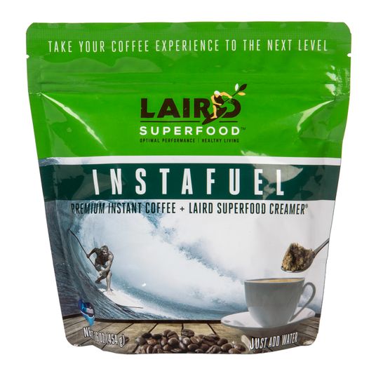 Laird Superfood Coffee, InstaFuel, Instant Coffee and Creamer Azure