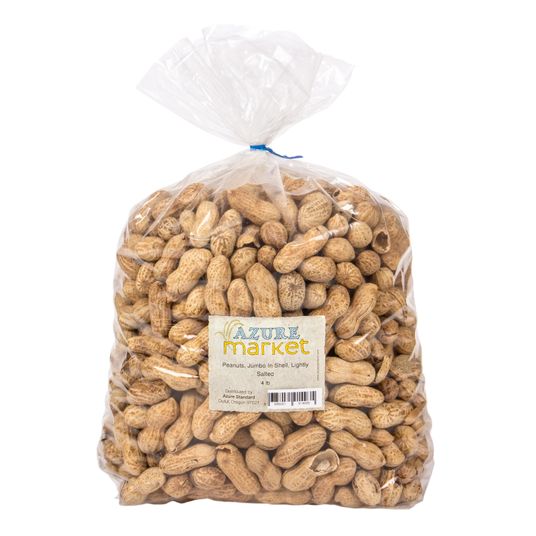 CB's Nuts Peanuts, Jumbo In Shell, Lightly Salted Azure Standard