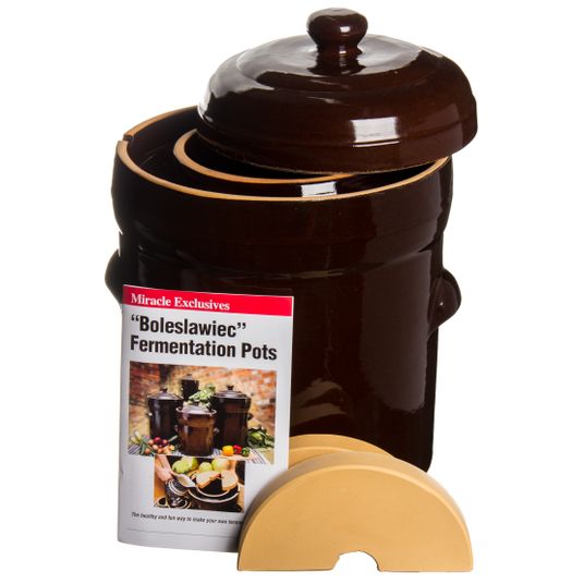 Miracle Exclusives Fermenting Crock 10 Liter Azure Standard