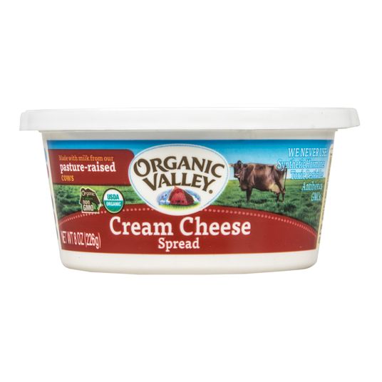 Organic Valley Cream Cheese, in Tub, Organic Azure Standard