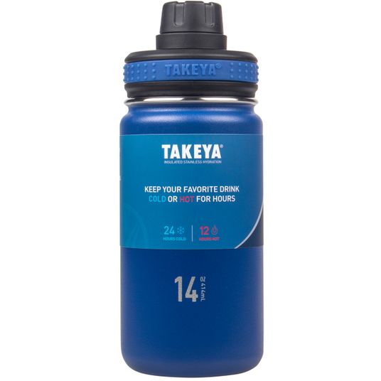 Takeya 14oz Actives Kids Sky Insulated Water Bottle with Straw Lid