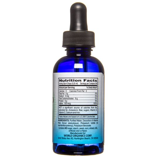 World Organics Liqui-Kelp Daily Iodine - Azure Standard