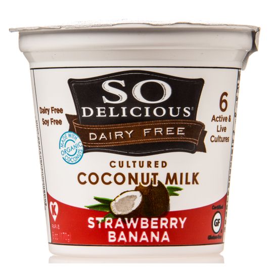 So Delicious Strawberry Banana Coconut Milk Yogurt, Cultured