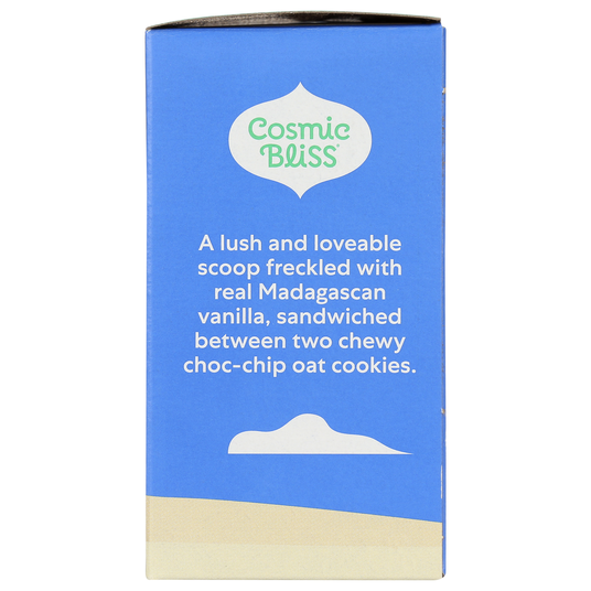 Cosmic Bliss Coconut Vanilla Ice Cream Sandwich, Cookie, GF