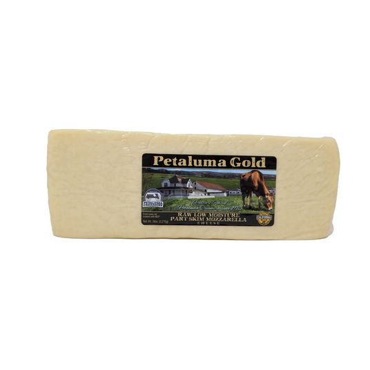 Petaluma Gold Mozzarella Cheese, Part Skim, Raw, Grass-fed, Random