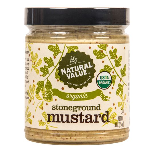Natural Value Stone Ground Mustard, Organic Azure Standard