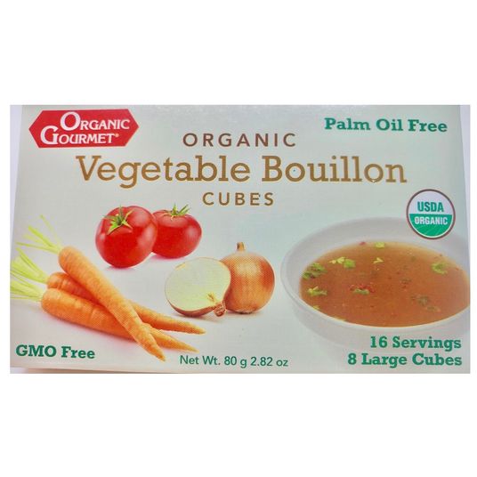 The Organic Gourmet Vegetable Bouillon Cubes Azure Standard