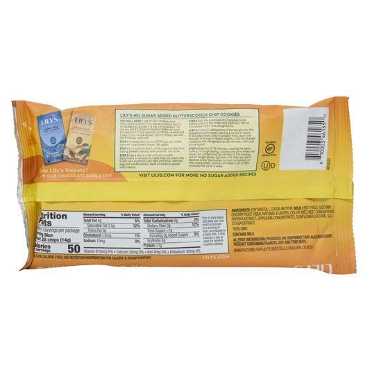 Lily's Baking Chips, Butterscotch, Stevia Sweet - Azure Standard