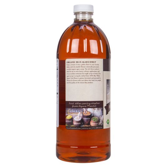 Azure Market Organics Agave Syrup, Blue, Light, Organic - Azure Standard