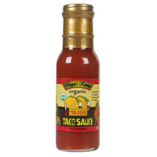 Maggie's Kitchen Taco Sauce Red Jalapeno, Organic Azure Standard