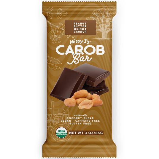 Missy J's Carob Candy Bar, Peanut Butter Crunch, Organic Azure Standard