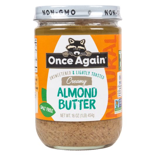 Once Again Nut Butter, Inc. Almond Butter, Creamy, Lightly Toasted