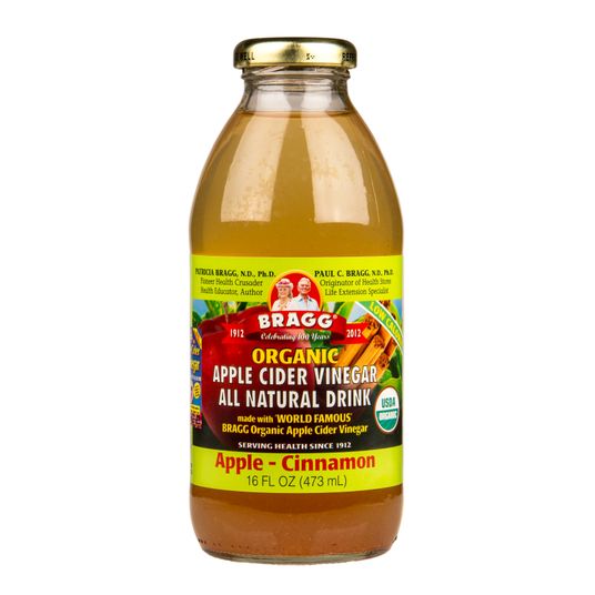 Bragg's Apple Cider Vinegar & AppleCinnamon, Organic Azure Standard