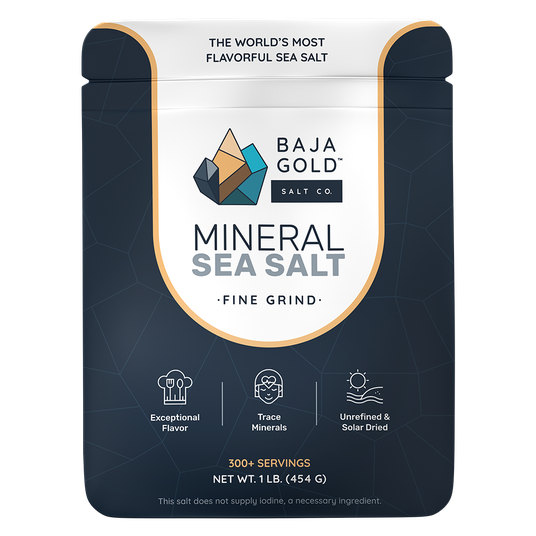 Baja Gold Salt Co. Mineral Sea Salt, Fine Grind - Azure Standard