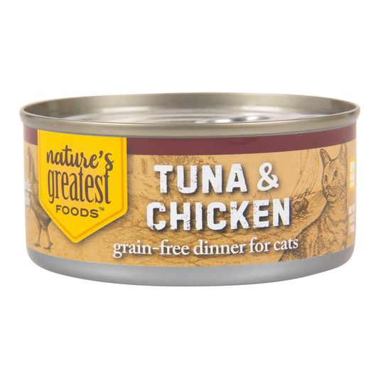 Nature's Greatest Foods Cat Food, Canned, Tuna & Chicken in Jelly