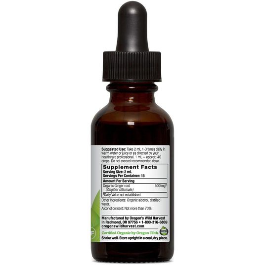 Oregon's Wild Harvest Ginger, Extract, Organic - Azure Standard