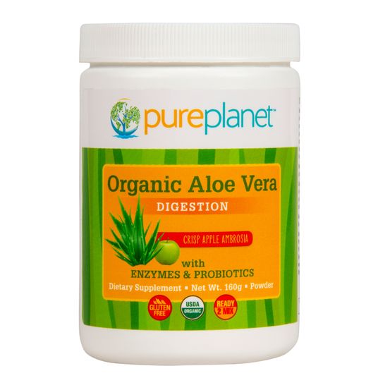 Pure Planet Aloe Vera, Digestion, Crisp Apple Ambrosia, Organic