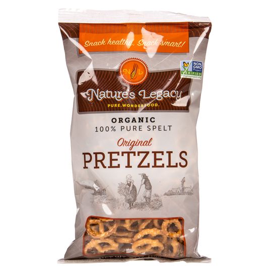 Nature's Legacy Spelt Pretzels, Low Fat, Organic Azure Standard
