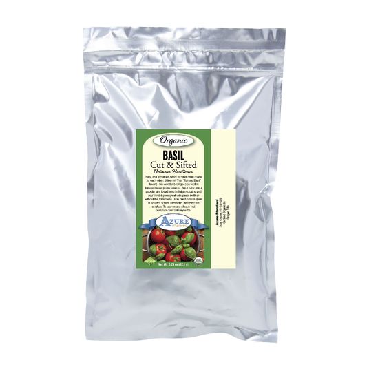 Azure Market Organics Basil, Cut & Sifted, Organic - Azure Standard