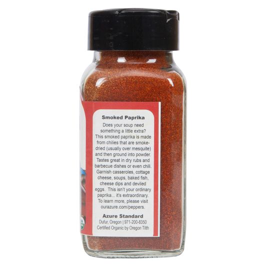 Azure Market Organics Paprika Powder, Smoked, Organic - Azure Standard