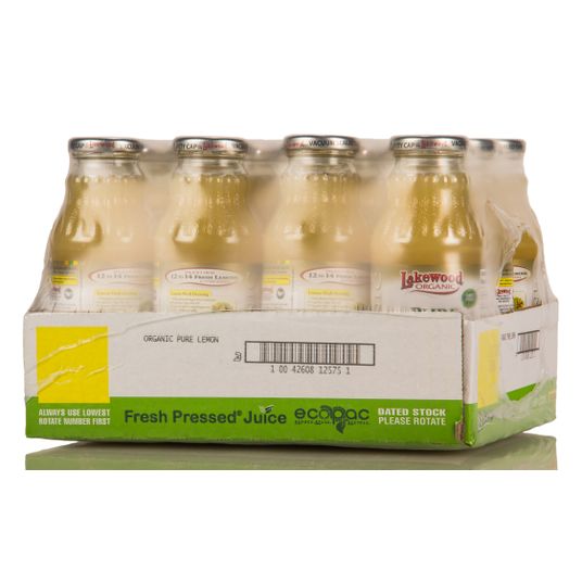 Lakewood Organic Juices Lemon Juice, Pure, Organic Azure Standard