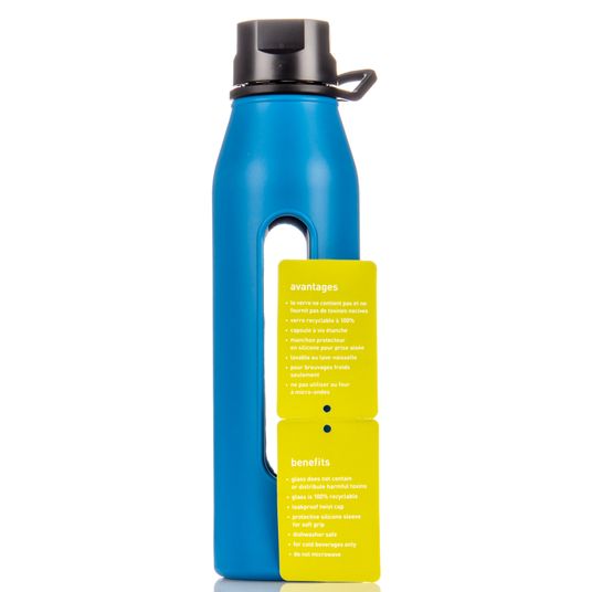 Takeya Thermos Bottiglia Acciaio Inox 51068 Turchese: 24h Freddo, 12h Caldo, A Bocca Larga