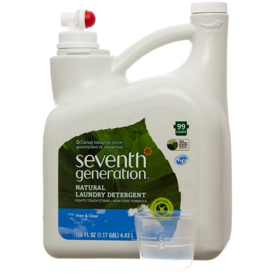 Seventh Generation Laundry Detergent, 2X Ultra Concentrated, Free