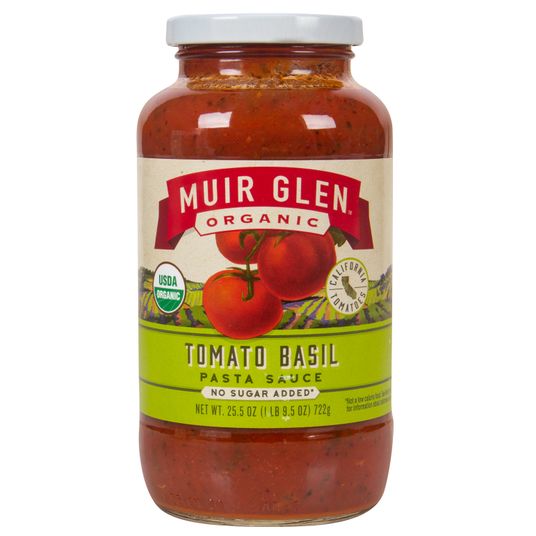Muir Glen Pasta Sauce, Tomato Basil, Organic Azure Standard