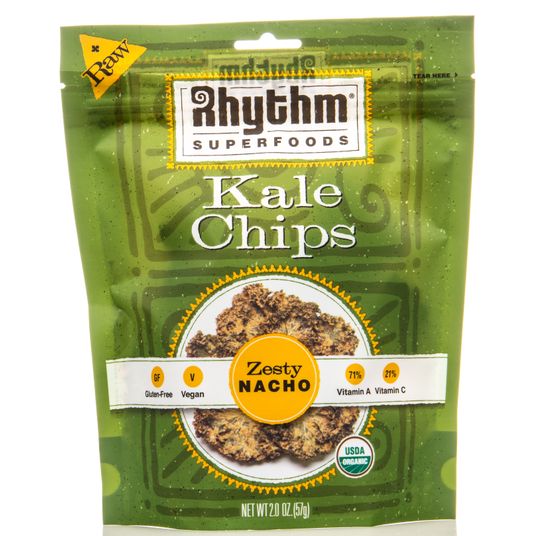 Rhythm Superfoods Kale Chips, Zesty Nacho, Organic Azure Standard