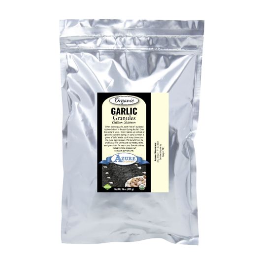 Garlic Granules, Organic, 1 lb
