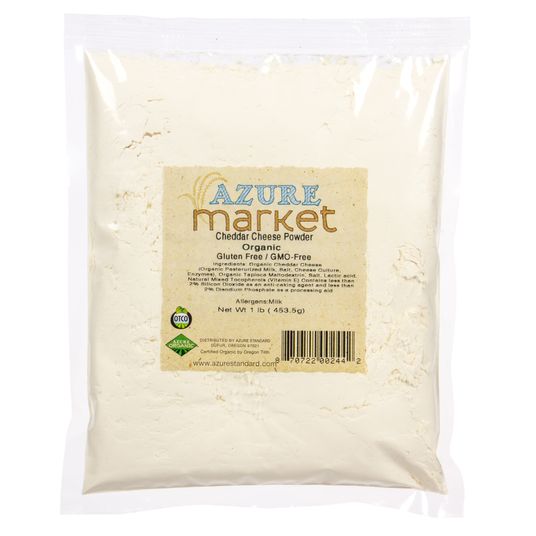 Azure Market Organics Cheddar Cheese Powder, Organic Azure Standard