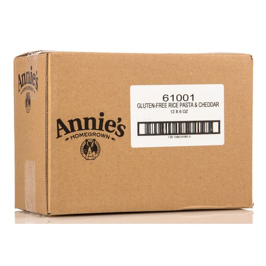 Annies Homegrown Rice Pasta Shells With White Cheddar - 6 oz box