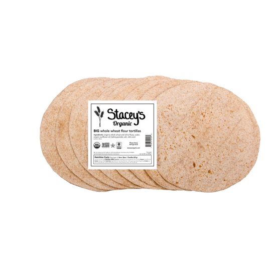 Stacey's Organic Tortillas Tortillas 10 inch Whole Wheat, Organic